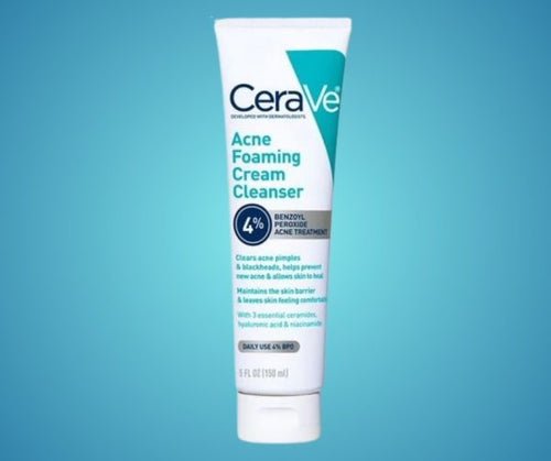 CeraVe Acne Foaming Cleanser - 4% Benzoyl Peroxide - 120ml